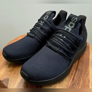 Adidas Men's Lite Racer Adapt 7.0 Black Shoes Size 10 LIKE NEW!